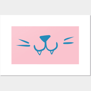 cat mask Posters and Art